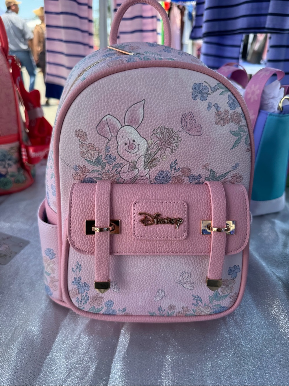 Wondapop Disney Pink Floral Piglet Mini Backpack